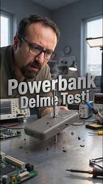 #powerbank #delmetesti #yarıkatıhal #batarya
