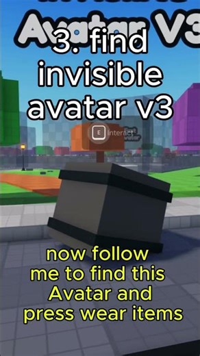 This Makes Your Avatar Invisible… 😳 #shorts #roblox #views