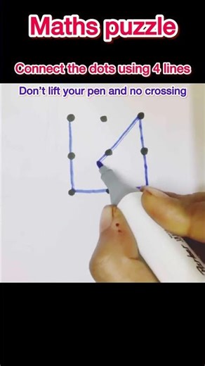 Connect the dots// Maths Puzzle