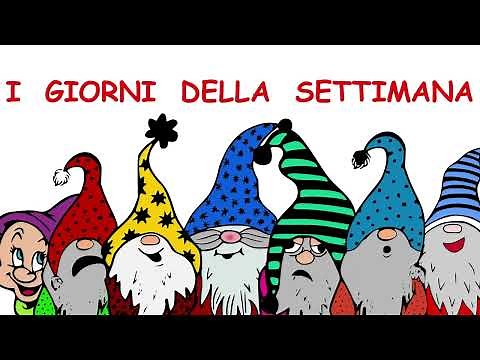 I giorni della settimana con i sette nani filastrocca per bambini