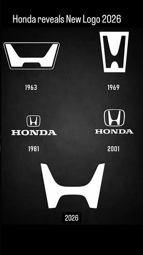 🔥 Honda New Logo Reveal! #carshorts #automobile #carreels
