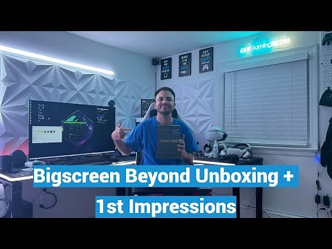 The Bigscreen Beyond PCVR Headset Unboxing + Impressions - WOW They Weren't Kidding!