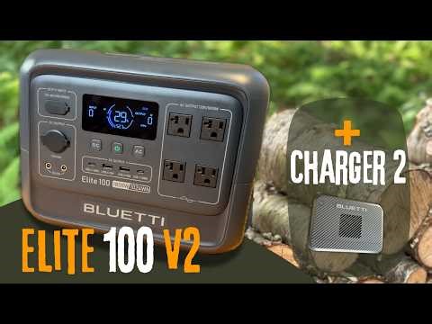 BLUETTI ELITE 100 V2 field test and preview of the new CHARGER 2