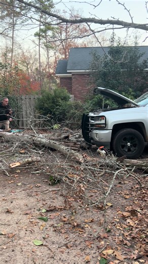 This week we responded to a tree that fell on a customer’s truck after a bit of wind and rain. Sometimes a tree looks fine until a storm makes the damage immediate and costly. If you have dead, leaning, or weak trees near vehicles, structures, or fences, schedule an assessment now — proactive removal prevents accidents, insurance hassles, and replacement costs. Green Acres provides emergency responses and planned removals across South Georgia.@Brett Hancock978