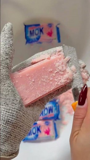 Oddly Satisfying Soap Carving | Crunchy Soap Cutting | No Talking ASMR #soap #soapcrushasmr