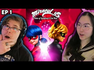 Our First Time WATHCING Miraculous Ladybug S1 E1 - " Stormy Weather " Reaction