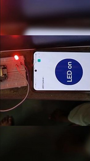 IoT-Based LED Control using NodeMCU#ESP8266#iot#Wireless LED#experiment #projet#experiment#automatic