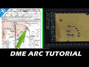 How To Do a DME Arc | Intercept Localizer from a DME Arc - Microsoft Flight Simulator