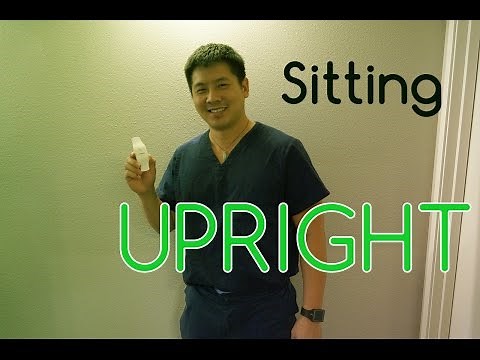 Physical Therapist Reviews and Explains UPRIGHT Posture | For Sitting