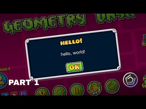 How to make a simple Geode mod in 7 minutes (PART 1)