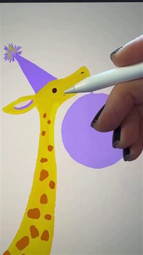 What a beautiful work! 🦒🪩✨by thepigeonletters