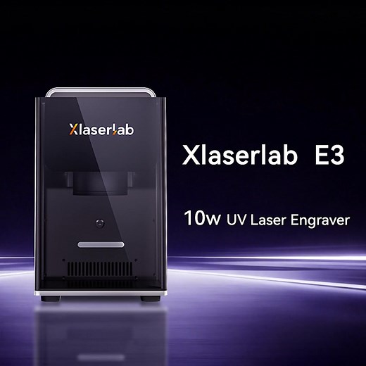 24 reactions |  One UV laser that does it all — Fiber-, MOPA-, Diode-, and CO₂-level engraving, right from your desktop. Engrave inside crystal. Mark across curves. The E3 delivers 0.005mm precision and over 200 color possibilities — all in one compact machine. Precision. Color. Speed. Meet the new E3 — your creativity deserves nothing less. | XLaserlab Laser | Facebook