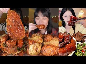 EXTREME Korean Fried Chicken Mukbang 🔥 Crispy, Spicy & Juicy ASMR Eating Show!