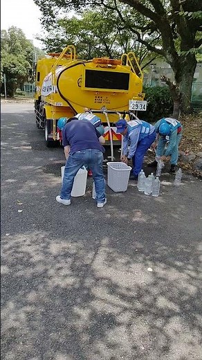 R8.07.28熊本県熊本地方を震源とする地震（応援）〔八代小学校 配水作業 その１〕活動動画（ショート）