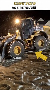Snow Plow Saves The Fire Truck! | Ron Pratt