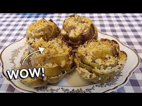 Stuffed Artichokes - Italian style