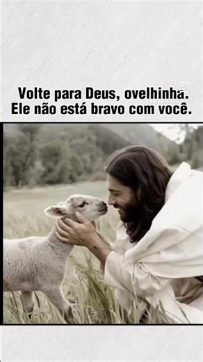 Come back to God, little lamb! He's not angry with you 🥹❤️