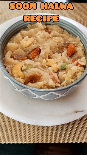 ​How to make Perfect Suji Halwa! 🥄 #Recipe​My Secret Suji Halwa Recipe 🔥 #Foodie #CookingShorts