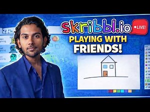 🔴 LIVE: Skribbl.io with Friends 😂 | Funny Drawing & Guessing Game | Online Multiplayer