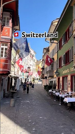 スイス・チューリッヒ旧市街をのんびり街歩き🇨🇭