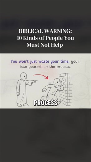 BIBLICAL WARNING: 10 Kinds of People You Must Not Help #learnontikok #bible #jesuschrist #fypシ
