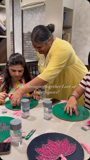 String Art Workshop held at @cakesquareludhiana //We celebrated...