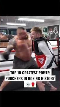TOP 10 GREATEST POWER PUNCHERS IN BOXING HISTORY 💀🥊 #1 HAD INSANE POWER