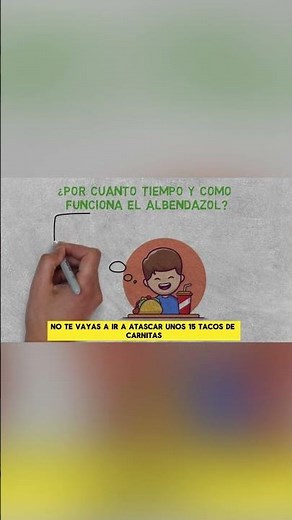 ¿Por cuánto tiempo y cómo funciona el albendazol? #albendazol #parasitos #medicina #medicamentos
