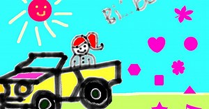 Đề tài dạy hát và vận động Em tập lái ô tô