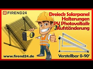 PV DREIECK Photovoltaik Aufständerung Halterung Solarpanel Solarmodul