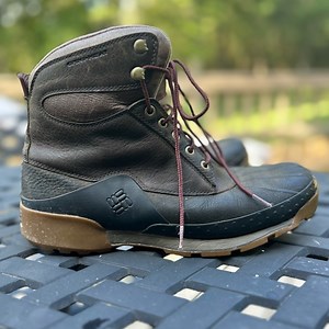Columbia Bugaboot III Dark Brown Leather Boots for Men