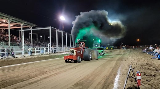 5.6K views · 104 reactions | The old girl has still got it! 1st place in Brush! With NSPA tonight. | Deuces Wild Tractor Pulling | Facebook