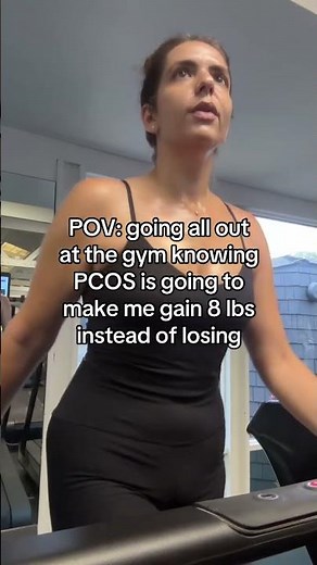 Whe you finally realize that high intensity workouts can prevent progress with PCOS 🤦🏻‍♀️