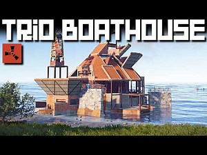 Defendable Boat Base w/ Feathered Roof