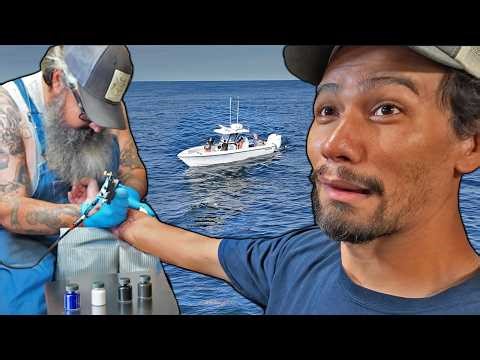 LOSER GETS A TATTOO! (Extreme Fishing Challenge)
