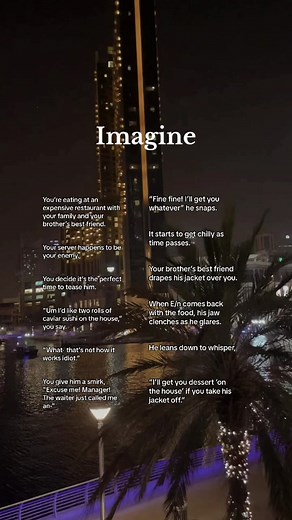 🤍 #imagine #scenarios #imaginescenarios #foryou #fyp #scenario #enemiestolovers #imaginestories #brothersbestfriend #imaginestories