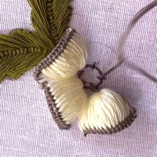 Mindblowing tutorial 3d hand embroidery #foryou #viralvideo #handmade #new | Hand Embroidery Teaching