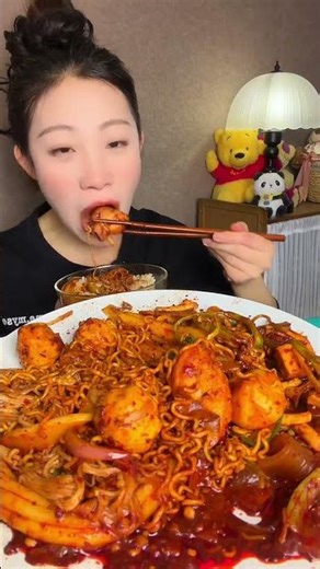 Turkey Noodles & Tempting ASMR Food Eating Challenge 😋✨Super Spicy Mukbang Feast! #shorts #trending