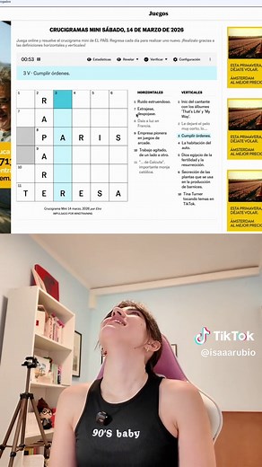 Crucigrama del Sábado: Reto en Menos de 2 Minutos