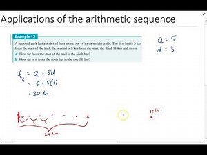 Application of the arithmetic sequence