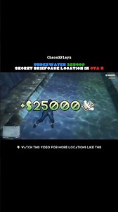 Underwater Secret Briefcase Location In GTA 5 | #shorts #gaming #gta5
