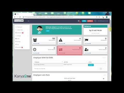 Panduan Dashboard HRIS Aplikasi KaryaONE