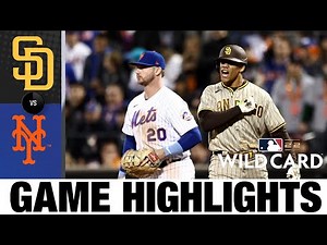 Padres vs. Mets Wild Card Game 3 Highlights (10/9/22) | MLB Postseason Highlights