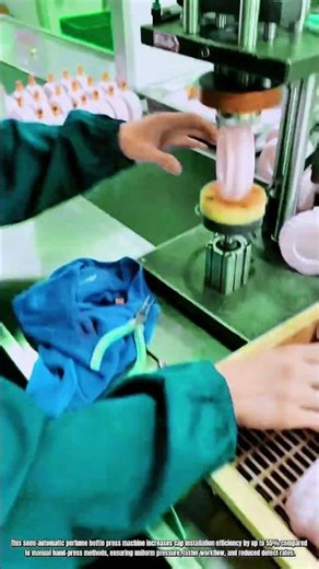 Best Innovation Perfume Packaging Machine: How to Press Decorative Bottle Caps