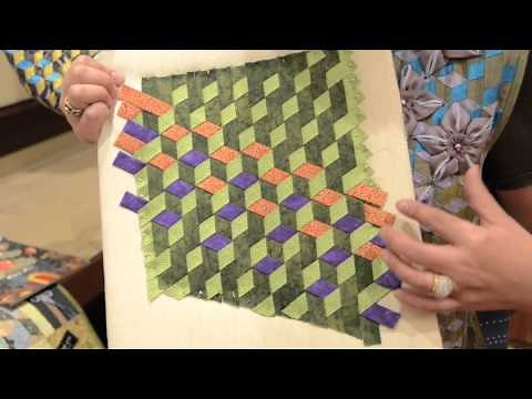 Rami Kim shows a technique from her new AQS book Elegant Cotton Wool Silk Quilts