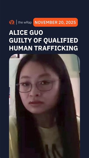 Dismissed Bamban, Tarlac mayor Alice Guo is found guilty of human trafficking over her role in a scam hub in her town. Guo is sentenced to reclusion perpetua or 40 years in prison. Full story: https://www.rappler.com/philippines/alice-guo-guilty-human-trafficking/ | Rappler