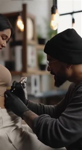 Satisfying Tattoo Making on Skin | Fine Line Tattoo Art #20