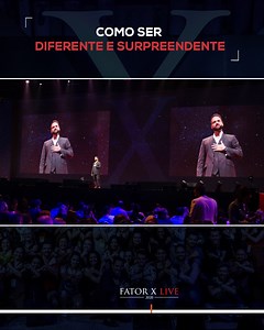 Basta Apenas Ser Diferente? ⠀ Como ser diferente no meu mercado? Essa é disparada a pergunta que mais recebo quando converso com empreendedores de todo o Brasil. E o que eu respondo é que não basta apenas ser diferente. Você precisa ser diferente e surpreendente. ⠀ Apenas com a junção dessas duas coisas você conseguirá fazer com que seu cliente perceba o valor do que você vende e a sua grandeza. ⠀ Grandeza é o que vamos abordar no Fator X Live 2020, nos dias 17, 18 e 19 de janeiro, em São Paulo.