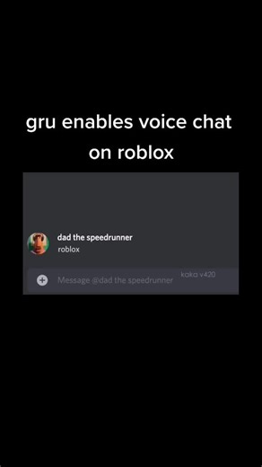 Gru Enables Voice Chat on Roblox