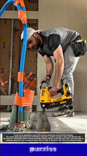 Fast Track Installation Using Nail Gun That Looks So Satisfying
